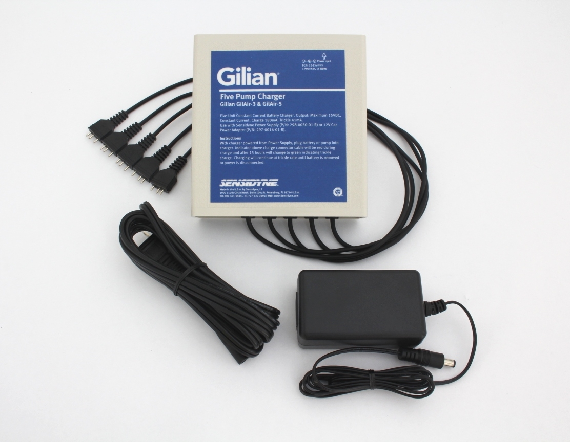 GilAir-3/5 BDX-2-US Five Unit Charger, Universal, 120V, US Cord